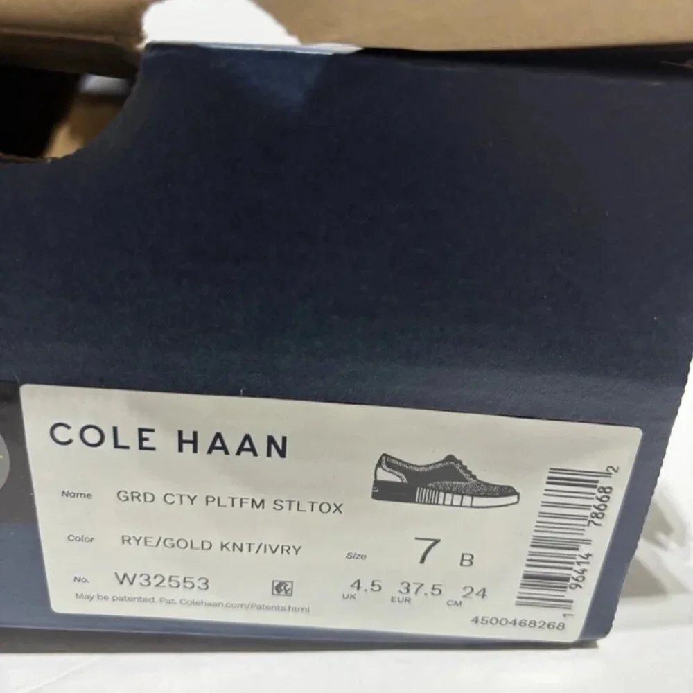 Cole Haan Women’s Grand City Platform Stitchlight Oxford, Size 7 B - Picture 6 of 6